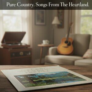 Chuck Burt Featuring Tirzah Pure Country Songs From The Heart Vinyl Album